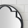 thumbnail image 4 of FirsTime & Co. Black Payton Quatrefoil Wall Mirror, Farmhouse, Round, 23.5 x 0.5 x 23.5 in, 4 of 5