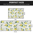 thumbnail image 2 of Lemon Kitchen Rugs and Mats Non Skid Washable Set of 2, Watercolor Kitchen Mats for Floor, Summer Tropical Fruit Kitchen Runner Rug, Lemons Kitchen Decor, 2 of 6