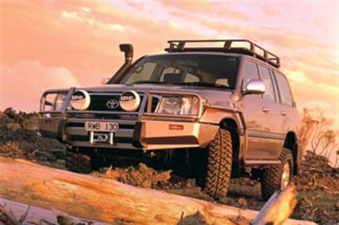 Arb 4X4 Accessories 3413050 Front Deluxe Bull Bar Winch Mount Bumper Fits select: 1998-2002 TOYOTA LAND CRUISER