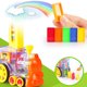 thumbnail image 5 of Almacén virtual Coche dominó locomotora eléctrica con sonido y luz descarga automática de fichas de dominó juguetes educativos para niños locomotora transparente/embalaje ANGGREK Otros, 5 of 5