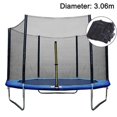 thumbnail image 1 of Red De Seguridad Red De Reemplazo Para Trampolín De 306 Cm, Red De Reemplazo De Trampolín De Jardín Para 8 Postes, Red Exterior, Repuesto A Prueba De Roturas, Resistente A Los Rayo, 1 of 5