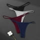thumbnail image 2 of FNIO-Tanga Sexy para mujer, bragas de algodón con tornillo, Cinturón fino, ropa interior suave y transpirable, lencería sólida, 2 of 5