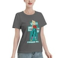 thumbnail image 2 of Women's Basic Short Sleeve T-Shirt Super Saiyan, 2 of 6