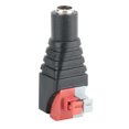 thumbnail image 4 of Abastado 20 piezas 0.217 x 0.098 in conector hembra cable terminal DC enchufe adaptador Jack para tira de luz LED, 4 of 8
