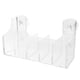 thumbnail image 3 of GOOHOCHY Estante de acrílico transparente con ventosa para puerta de refrigerador, organizador de 5 compartimentos para ahorrar espacio en el refrigerador, ideal para café instantáneo., 3 of 8