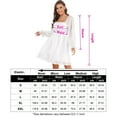 thumbnail image 5 of Women's Long Sleeve Casual Solid Dresses Babydoll Mesh Midi Dress, 5 of 5