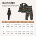 thumbnail image 4 of Pajama Sets for Women 2 Pcs, Colorful Guitar Button Down Long Sleeve Sleepwear Lounge PJ Sets, 4 of 6