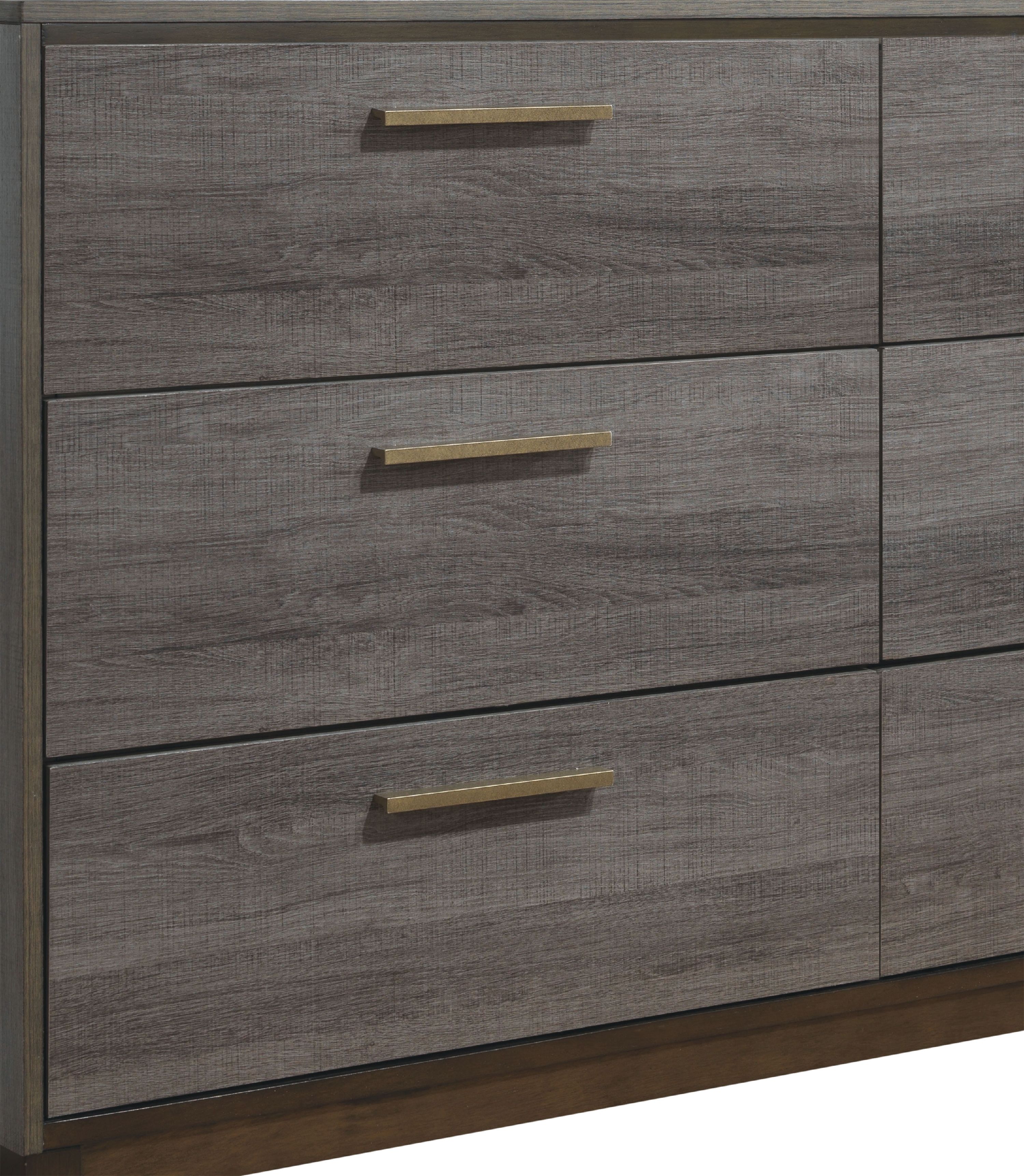 Furniture of America Adelina Bedroom Set, 1 Queen Bed, 1 Nightstand, 1 Dresser, 1 Mirror, Two-Tone Antique Gray