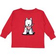 thumbnail image 3 of Inktastic Westie In Bandana Boys or Girls Long Sleeve Toddler T-Shirt, 3 of 5