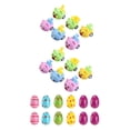 thumbnail image 3 of Huevos de Pascua Rellenos, Huevos con Juguete, Creativos y Coloridos Rellenos de Cestas de Pascua para Fiestas 24 piezas Coche de animales de juguete, 3 of 9