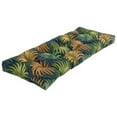 thumbnail image 3 of Blazing Needles 51-inch by 19-inch Tufted Patterned Outdoor Spun Polyester Loveseat Cushion, 3 of 5
