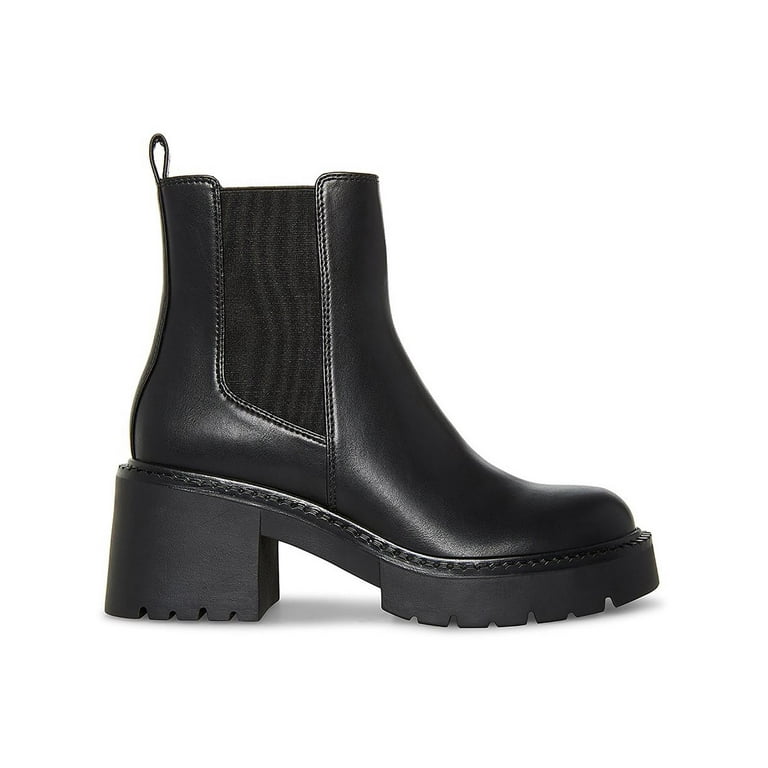 Madden Girl Womens Tianna Leather Round Toe Chelsea Boots Walmart