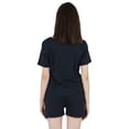 thumbnail image 5 of Inkmeso Nightwear Set for Women Short Sleeve Sleepwear 2 Piece Shorts & Top Set Soft Loungewear, 5 of 7