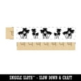 thumbnail image 2 of Palm Trees Border Rectangle Rubber Stamp Stamping Scrapbooking Crafting - Large 3.75in, 2 of 7