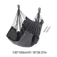 thumbnail image 3 of Ohmyroo Hammock Swing Chair with Spreader Bar Hanging Rope Seat for Indoor Bedroom and Outdoor Garden, 3 of 6