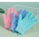 thumbnail image 1 of Guantes exfoliantes para ducha, guantes de baño medianos a pesados, gel de baño, eliminación de piel muerta, esponja de limpieza profunda, lufa para mujeres y hombres, 3 pares, rosa, azul y verde brillar Electrónica, 1 of 5