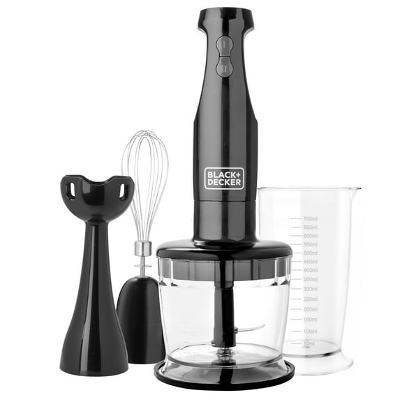 BLACK DECKER 200 W 500ml 2-Speed Blender, Black (3 Count)
