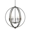thumbnail image 1 of Golden Lighting 3167-9 EB Colson EB 31 in. 9 Light Chandelier, Bronze, 1 of 4