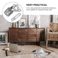 thumbnail image 4 of MasteelfCA 2pcs Stainless Steel Cabinet Box Locks Practical Suitcase Toggle Hasps, 4 of 8
