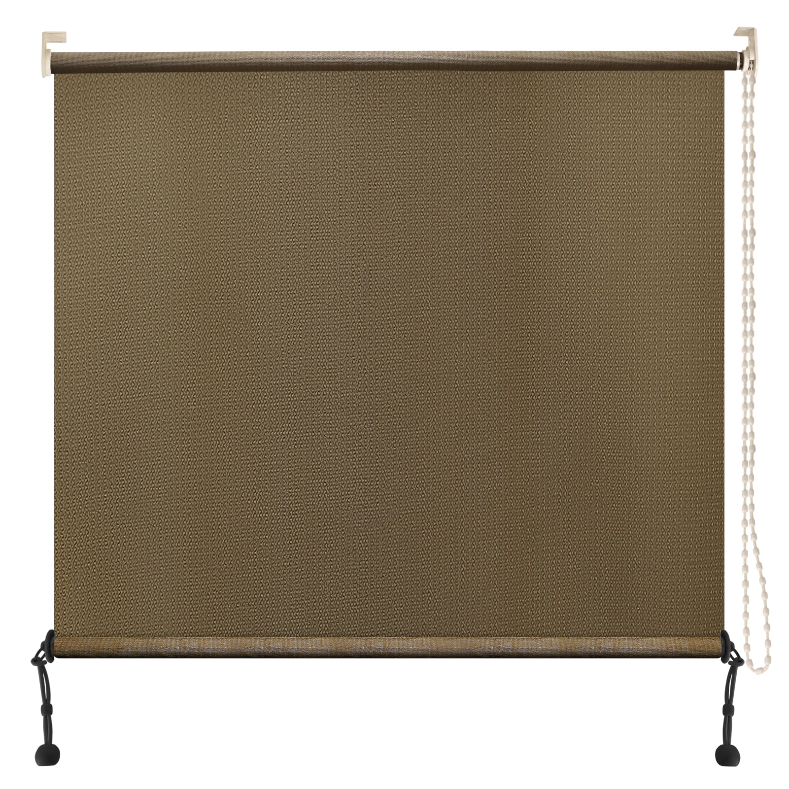 Shade&Beyond Outdoor Patio Blinds Roll Up Shade Fabric (6'W X 8'L