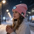 thumbnail image 2 of Gorros de punto con música inalámbrica y luces LED para deportes al aire libre. Gorros funcionales perfectos para deportes y aventuras al aire libre., 2 of 2