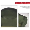 thumbnail image 4 of Yeacher Multifunction Canvas Tool Bag with Zipper Wide Mouth Multi-purpose Utility Bag Cylindrical Bag with Carrying Handle Canvas Zipper Bag Tool Pouch Tote, 4 of 8
