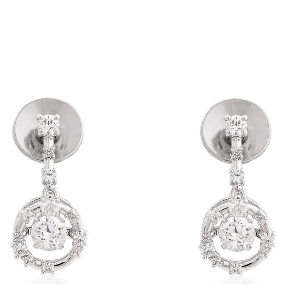 Swarovski Constella Whte Drop Earrings