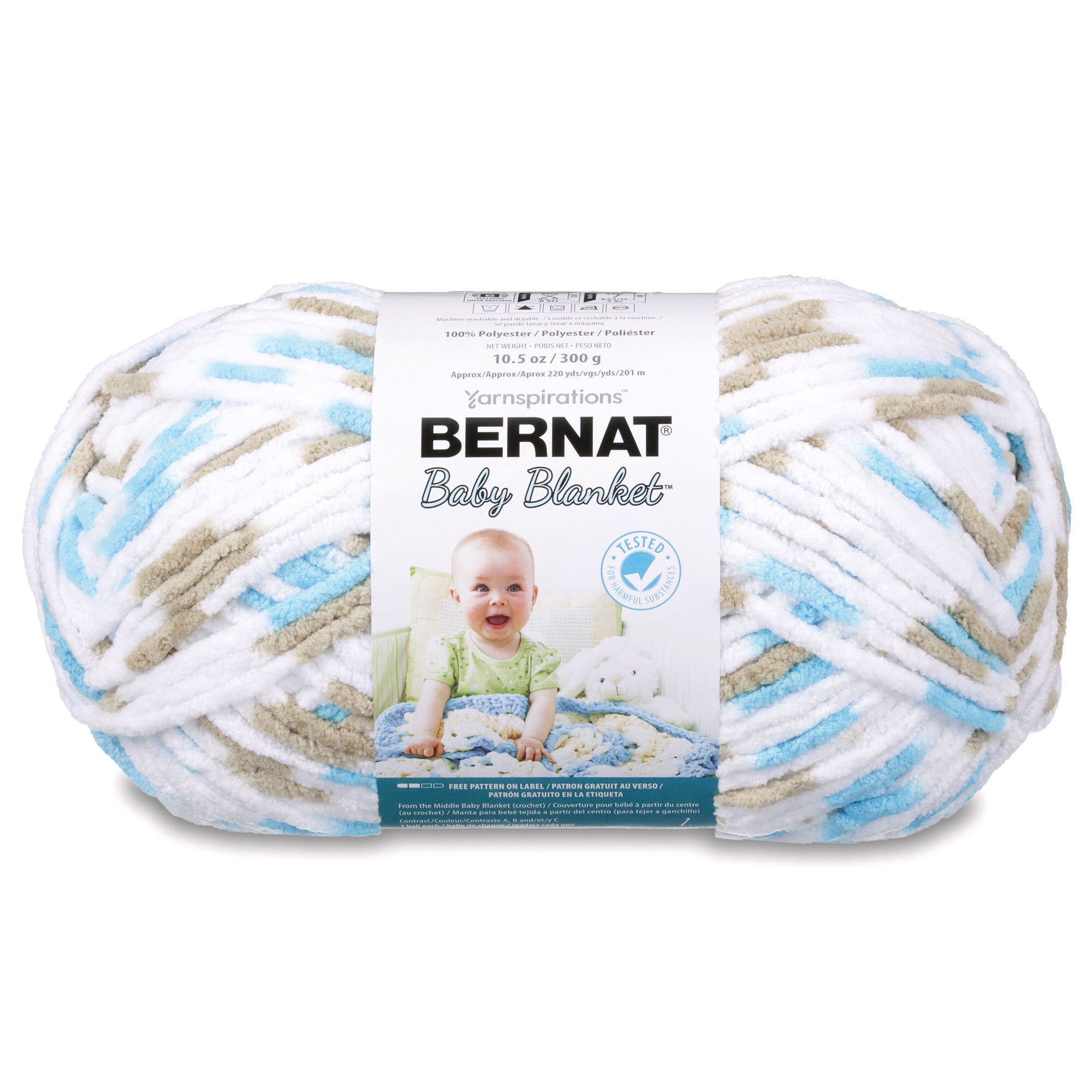 Bernat Baby Blanket Yarn, 300g, Little Teal Dove