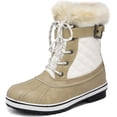 thumbnail image 1 of Dream Pairs Botas de nieve de invierno impermeables a media pantorrilla para mujer RIVER_3 Dream Pairs RIVER_3, 1 of 6