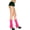 Hot Pink, variant on Music Legs 5487-BLACK Ribbed Acrylic Footless Leg Warmers, Black