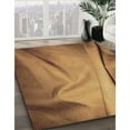 thumbnail image 3 of Ahgly Tapis Rond Lavable en Machine Intérieur Transitionnel Orange, 7 Pieds Rond, 3 of 7