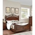 thumbnail image 2 of American Traditional King Bed In Dark Cherry, Headboard And , Wood Cherry Bed, Design With & Material Construction, 2 of 3