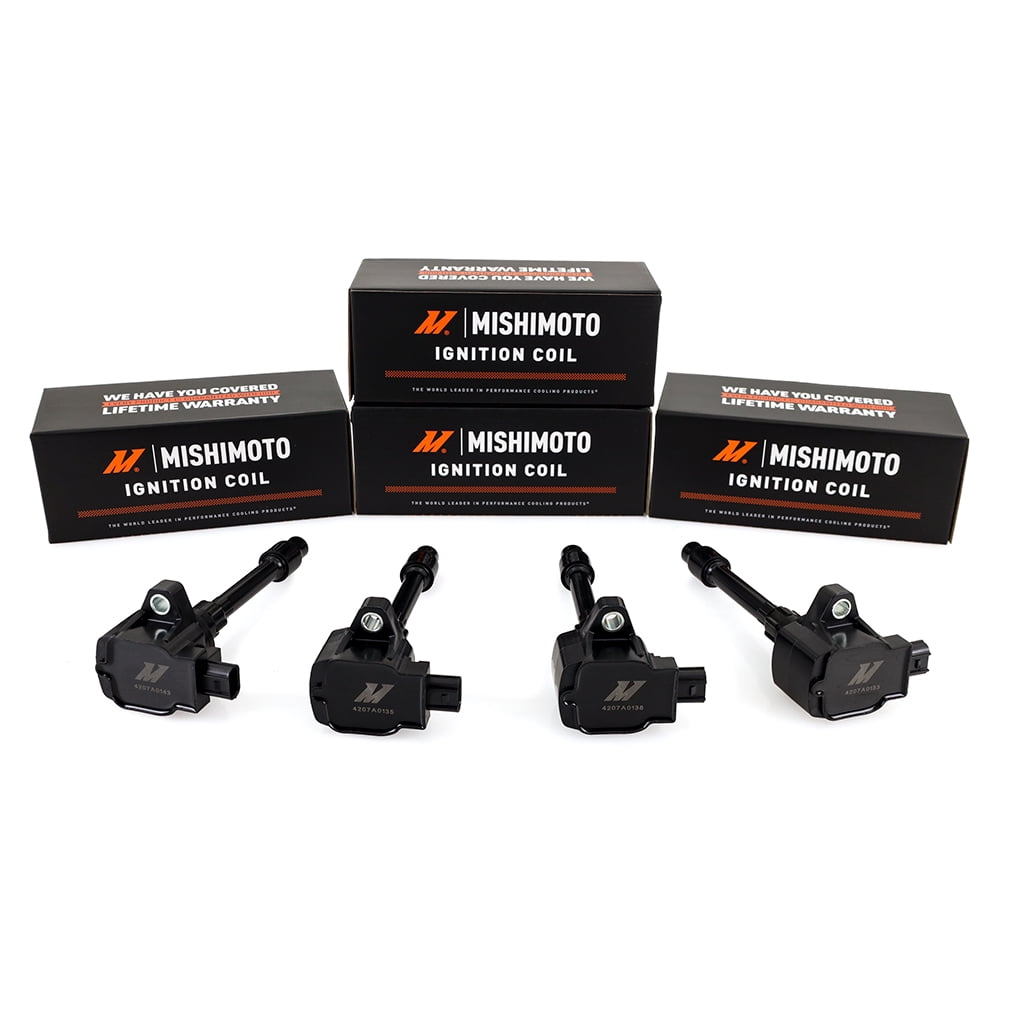 Mishimoto Ignition Coil Pack, Compatible with Honda Civic, 2016-2021, Set of 4
