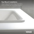 thumbnail image 3 of Kohler Company 104663 Pennington Slfrim Sink Bisct, 3 of 5