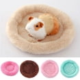 thumbnail image 4 of Nallwabiu Hamster Bed Small Animal Bed， Soft Warm Fleece Cage Mat Pad， Cozy Sleeping Nest for Guinea Pigs Hedgehog Mice Rats Chinchilla (Hot Pink， 5.9”x8.66”), 4 of 5