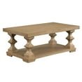 thumbnail image 5 of Steve Silver Co. Storage Hand-stained Oak Veneers Coffee Table, Sand, 5 of 5