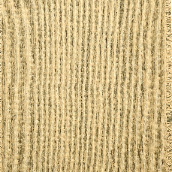 Ahgly Company Indoor Square Abstract Brown Contemporary Area Rugs, 3' Square