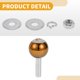 thumbnail image 5 of Tapa de tornillos de matrícula M6 universal para motocicleta Unique Bargains de 40 mm, kit de tornos de matrícula antirrobo de aleación de aluminio naranja 4Pcs, 5 of 6