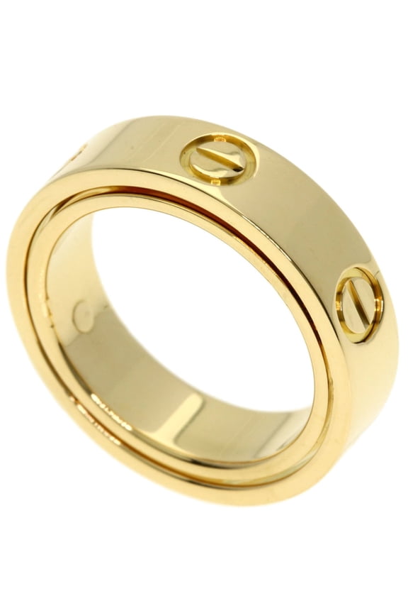 Pre-Owned Cartier Secret Love Ring #51, 18K Yellow Gold, Women's Ring, CARTIER