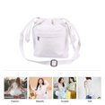 thumbnail image 3 of EeaseCA 1pc Bucket Bag Exquisite Woman Bag Leisure Bag Canvas Bag Storage Pouch, 3 of 7