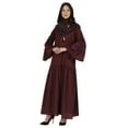 thumbnail image 3 of Bimba Islamic Long Dress With Printed Hijab Scarf Rayon Abaya Maxi Clothes For Muslim Women, 3 of 9