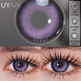 thumbnail image 3 of UYAAI 1 par de lentes de contacto de color para ojos Lentes con dioptrías Lentes de miopía Lentes de contacto verdes Lentes azules Lentes de Halloween, 3 of 5