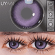 thumbnail image 3 of UYAAI 1 par de lentes de contacto de color para ojos Lentes con dioptrías Lentes de miopía Lentes de contacto verdes Lentes azules Lentes de Halloween, 3 of 5