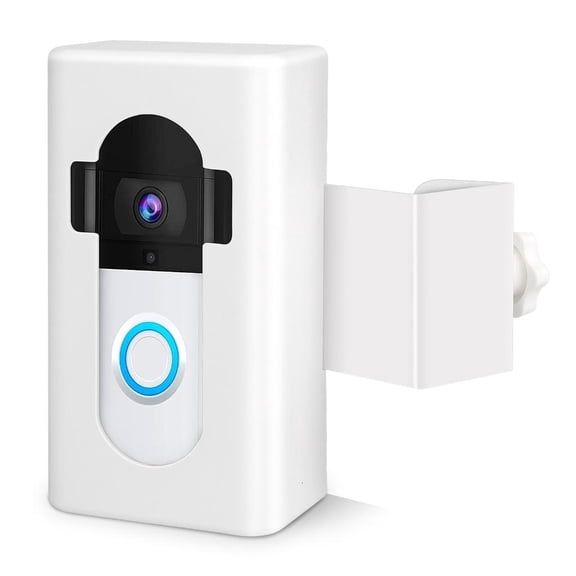 Yammee AntiTheft Video Doorbell Mount No Drilling Mounting Bracket Video Doorbell Holder for House, Rental, Dorm, Office