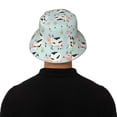 thumbnail image 5 of Cauagu Cute Cows for Unisex Bucket Hat,Outdoor Summer Beach Fishing Sun Hat Hot Summer Reflective Bucket Hat Fun Outdoor Vacation Hat for Men and Women, 5 of 6