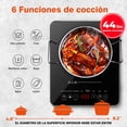 thumbnail image 3 of Parrilla de Inducción Eléctrica, Estufa de inducción portátil, quemador de encimera eléctrico de 1200W, 3 of 9