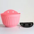 thumbnail image 2 of Coofit 2PCS Hanging Flower Pot Decorative Hanging Plant Pot Planter Pot with Hook, 2 of 8
