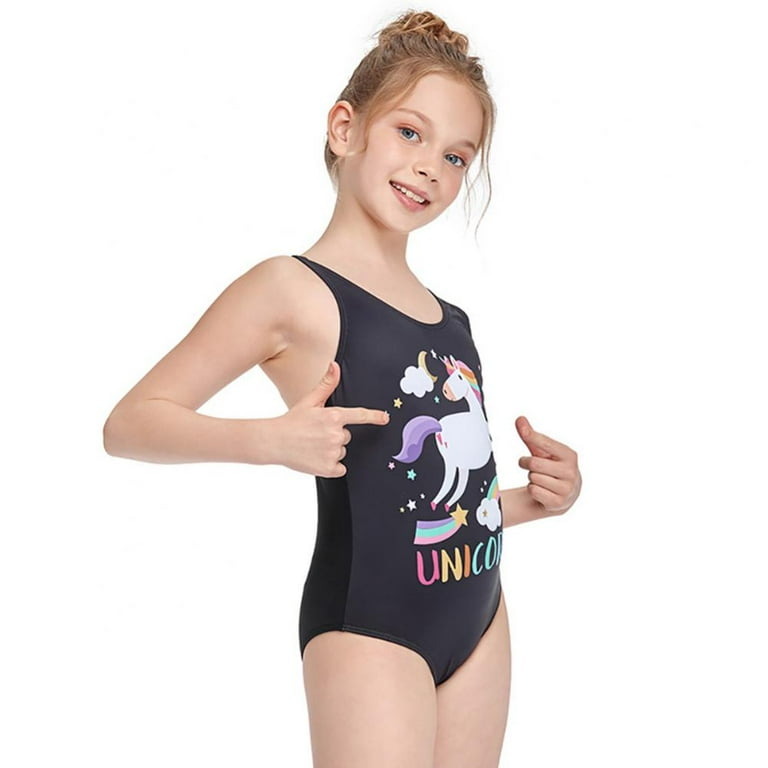 Bullpiano Princess Swimsuits for Toddler Girl 2 12 Years Breathable One Piece Bathing Suits for Kids Infant Swimwear Beachwear 5 6 Years