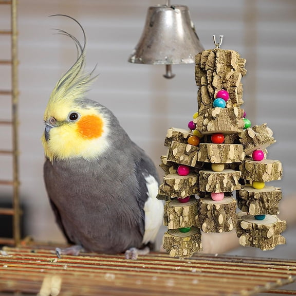 Bird Toys Parrot Chewing Toys, Accessories, Bird Toys for Small Parakeets, Cockatiels, Finches, Budgie, Macaws, , Peony Cockatiel