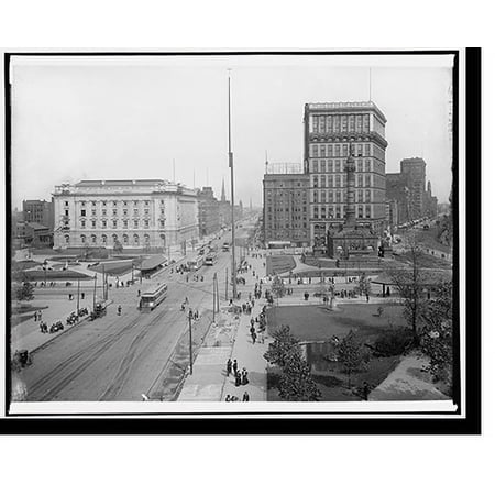 Historic Print, Public Square, Cleveland, Ohio - 2, 16" x 20"